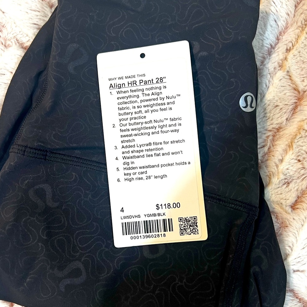 Lululemon logo align leggings